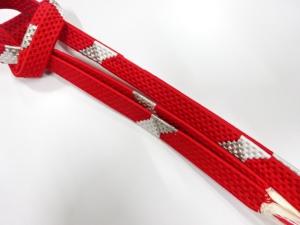 未使用品　正絹　手組帯締め